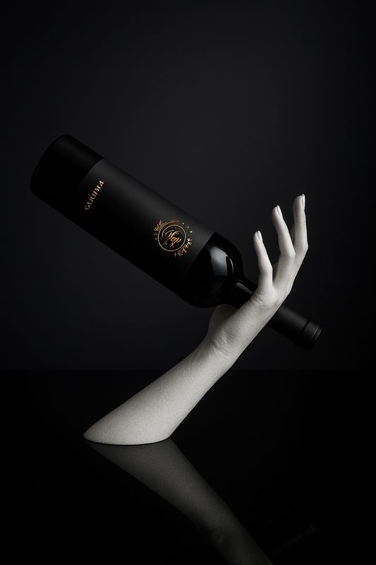 Weinflaschenhalter - Elegante Hand