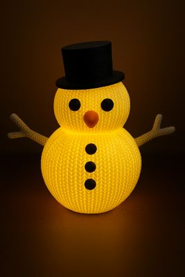 Schneemann Häkelstruktur