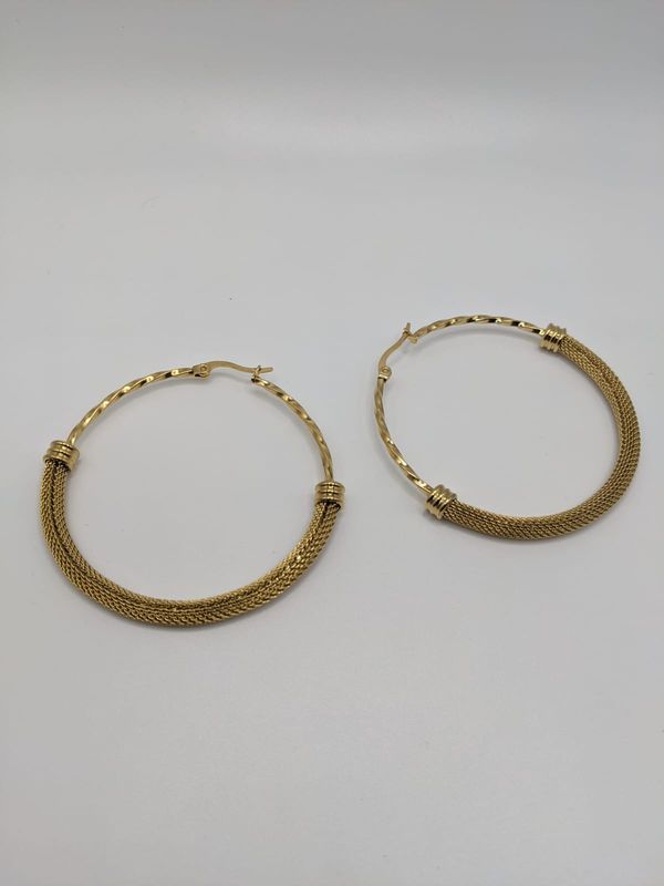 Stainless Steel Classy Hoops