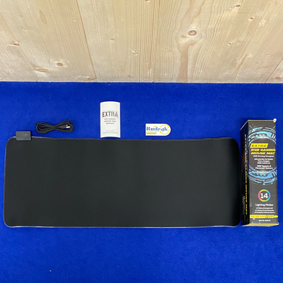 Gaming Muismat XXL RGB 14 lichtkleuren 80x30cm USB - NIEUW