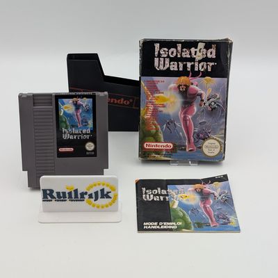 Isolated Warrior - Nintendo NES Game met doosje en boekje