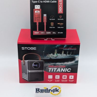 STOBE Titanic beamer streaming + smartphone kabel - Nieuw