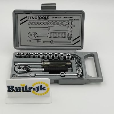Tengtools 20 delig 1/4" handgereedschapset - Nette staat