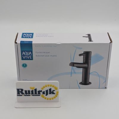 Aqua Vive Toce zwarte fonteinkraan - Nieuw