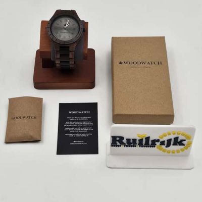 Woodwatch Oaklee Stroopie houten horloge -  Nieuw