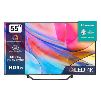 Hisense 55 inch QLED 4K Smart televisie 55A7KQ - Nieuw