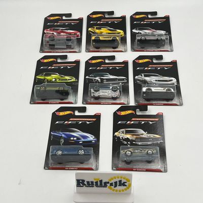 Hot Wheels Camaro Fifty 50th Anniversary 8 car pack - Nieuw