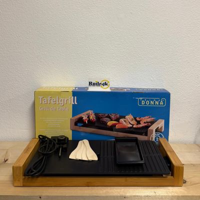 PrimaDonna Gourmet grill bamboe elektrisch bakplaat - Nieuw