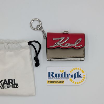Karl Lagerfeld Mini handbag red ook voor oordopjes - Nieuw