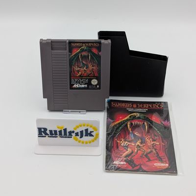 Sword and Serpents met boekje sealed - Nintendo NES Game