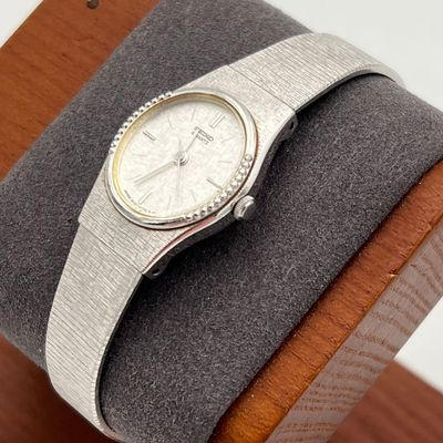Seiko Quartz Dameshorloge Vintage Jaren ’80 Zilverkleur