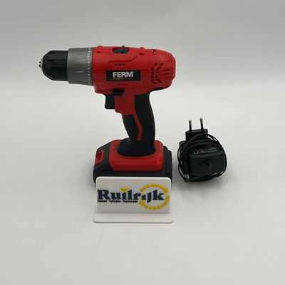 FERM Accuboormachine 20V a2h met accu en lader - Nette staat