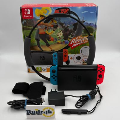 Nintendo Switch V1 Ring Fit set - Nette staat