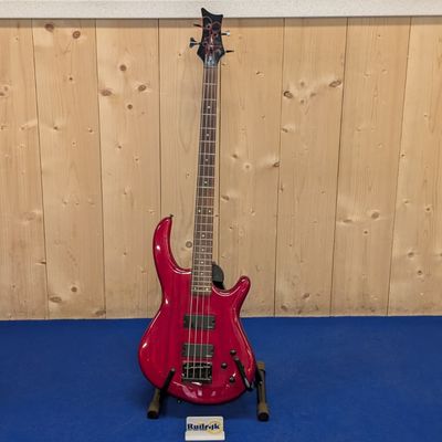 Dean Edge 4 dieprood basgitaar elektrisch - Met garantie