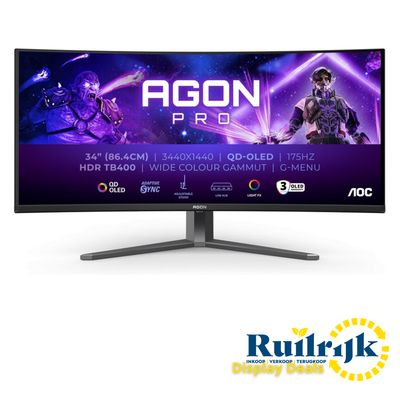 AOC Agon Pro AG346UCD 34 inch QD OLED 175Hz Gaming monitor