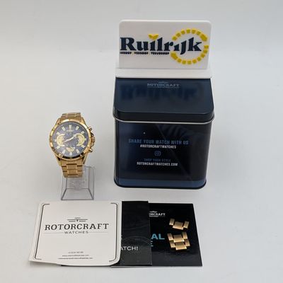 Rotorcraft RC4503 Savage goudkleurig horloge - Full set