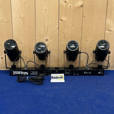 BeamZ 4-Some Lichtset 4x 57 RGBW LED's DMX lampen disco