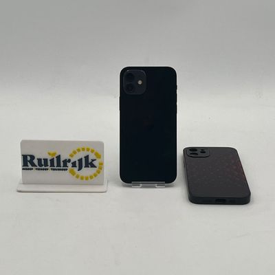 Apple iPhone 12 64Gb Midnight - 82 batterij - Nette staat