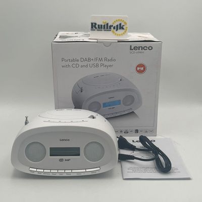 Lenco Portable DAB+/FM Radio with CD and USB Player - Nieuw