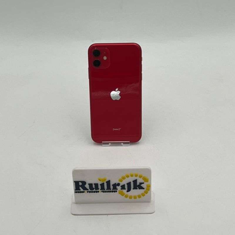Apple iPhone 11 64Gb Rood - 100 batterij - Nette staat