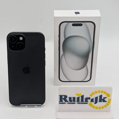 Apple iPhone 15 128Gb Zwart - 87 batterij - Zeer nette staat
