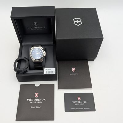 Victorinox INOX Zwart herenhorloge - Full set - Nieuwstaat