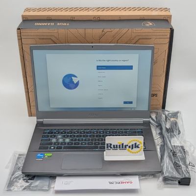 MSI Thin 15 B12UC-1255NL RTX 3050 i5 Laptop - Nieuw + Bon