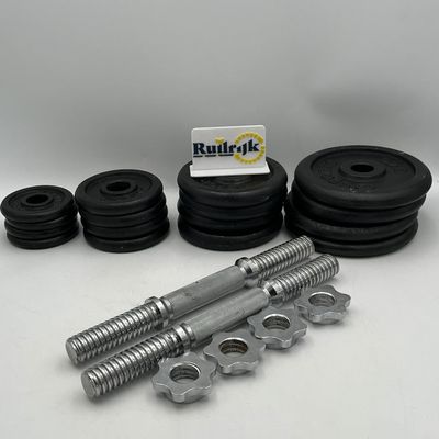 Gietijzeren Dumbbell set 4x 0,5/1/2/3kg - Totaal 26kg