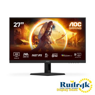 AOC Q27G4R Gaming monitor 240Hz QHD IPS 27 inch - NEW