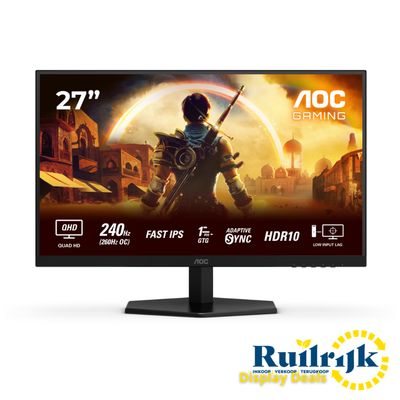 AOC Q27G42ZE 27 inch QHD IPS Gaming Monitor 240Hz - NEW