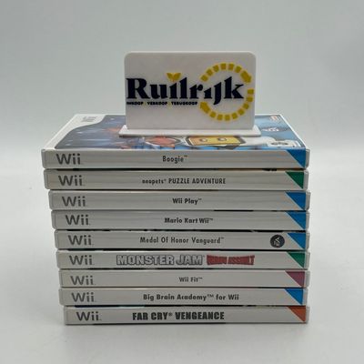 Nintendo Wii Games voor 16u besteld = dezelfde dag verzonden