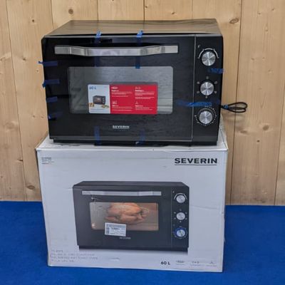 Severin TO2073 Bak- en Grilloven XXL - Zwart - 60L - Nieuw