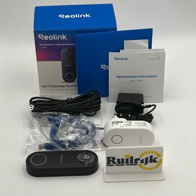 ReoLink 2K Wired Wifi deurbel met chime - Nieuw