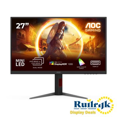 AOC U27G4XM 27 inch 4K Mini LED Gaming Monitor - 160hz - NEW