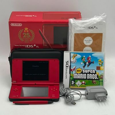 Nintendo DSi XL Super Mario Bros 25th Anniversary - CIB ZGAN