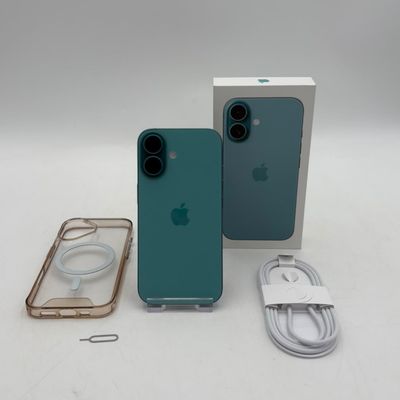 Apple iPhone 16 Teal 256Gb - ZGAN 100 batterij + garantie