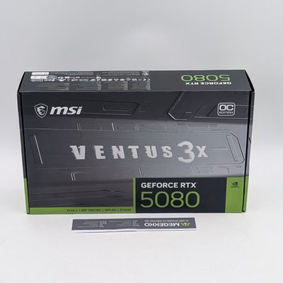 MSi GeForce RTX 5080 16G Ventus 3X OC Videokaart New + Bon