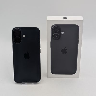 Apple iPhone 16 128Gb Zwart Nieuwstaat 100 batterij 65 cycli
