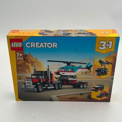LEGO Creator 3 in 1 31146 Truck met helikopter - Sealed