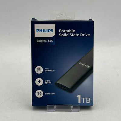 Philips Portable SSD 1Tb Externe Opslag - Nieuw open doos