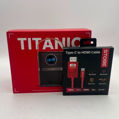 STOBE Titanic LED Beamer + USB-C Stream kabel Smartphone NEW