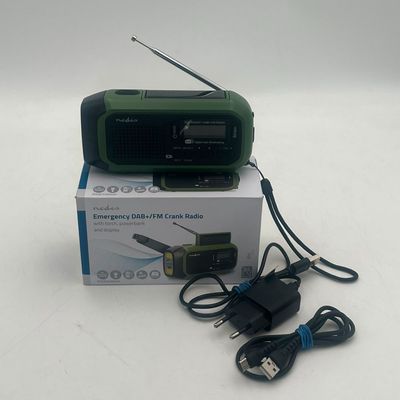 Nedis Noodradio DAB+ FM zwengel radio - Nieuw