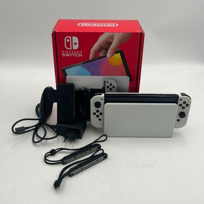 Nintendo Switch OLED Wit compleet in doos - Nieuwstaat