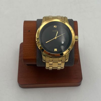 GUESS U11576g3 Goudkleur herenhorloge 42 mm - Nette staat