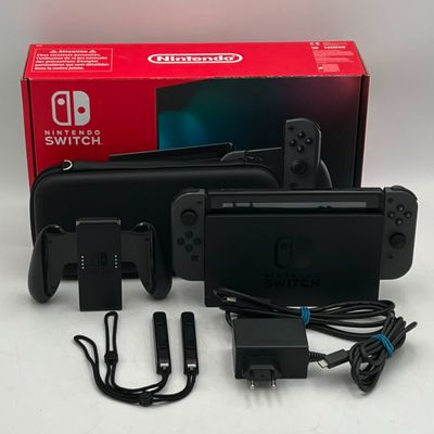 Nintendo Switch V1 Complete set met reisetui - Nette staat