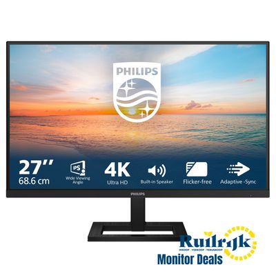 Philips 27E1N1800AE 27 inch 4K Ultra HD LED Monitor - Nieuw