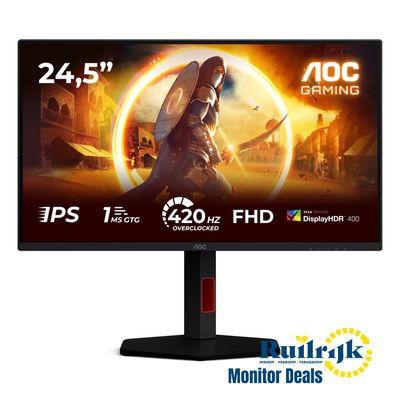 AOC 25G4KUR 24.5 inch Full HD 400Hz IPS Gaming Monitor - NEW