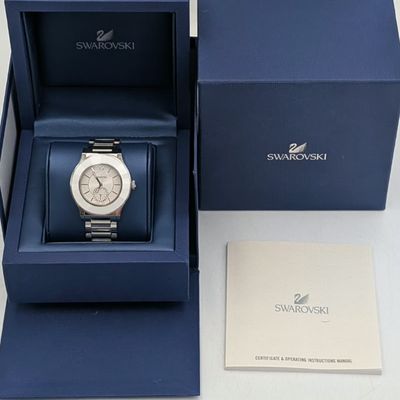 Swarovski Octea Classica dameshorloge wit zilver - Compleet