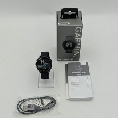 Garmin Forerunner 245 Zwart GPS Hardloop Smartwatch