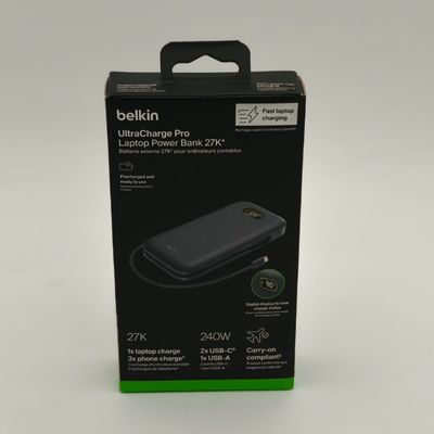 Belkin UltraCharge Pro Powerbank 27K 240W Laptop - Gesealed